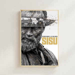 Sisu- Poster de filme (estilo regular) impressões de arte, decoração para casa, pôster de arte para presente, pôster de tela