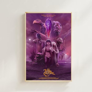 El cristal oscuro (1982): póster de película, impresión artística, decoración del hogar, impresión de carteles de películas, póster artístico para regalo, póster en lienzo