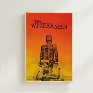 The Wicker Man (1973) - Cartaz de filme (estilo regular) Impressões de arte, decoração para casa, pôster de arte para presente, pôster de tela