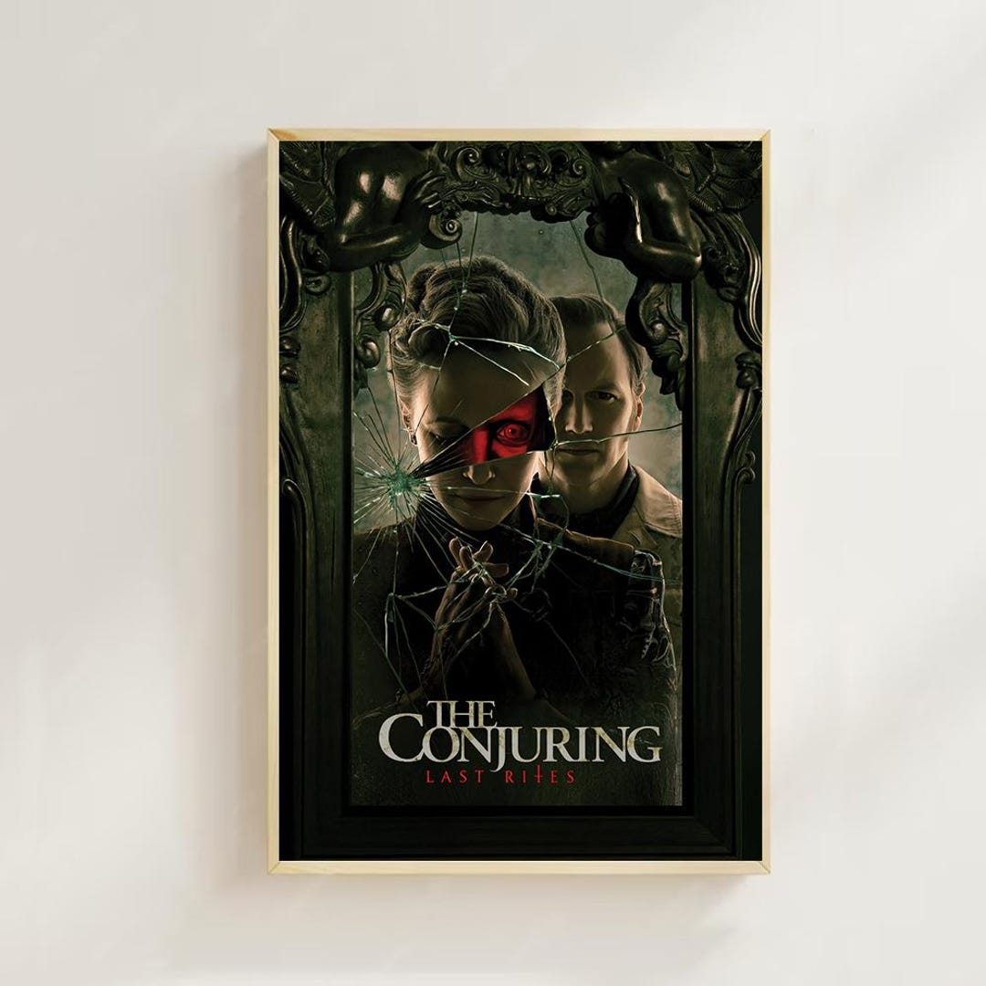 The Conjuring Last Rites (2025) Movie Poster: Canvas Art Print, Home ...