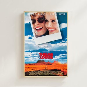 Thelma & Louise (1991) - Pôster de filme (estilo regular), impressões artísticas, decoração para casa, pôster de filme vintage, pôster em tela