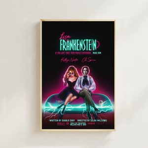 Lisa Frankenstein (2024)--Impressão de pôster de filme, decoração para casa, impressão de pôster de filme, pôster de arte para presente, pôster de tela
