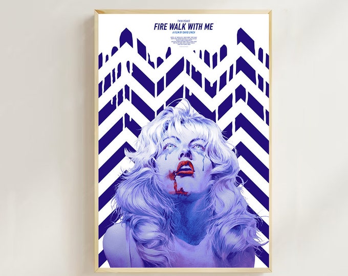 Twin Peaks Fire Walk with Me (1992)--Movie  Poster(Regular Style) Art Prints,Home Decor,Vintage Movie Poster,Canvas Poster