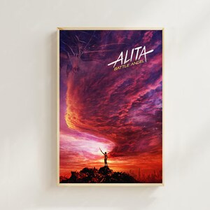 Alita Battle Angel Movie Poster: Canvas Art Print,Room decor,Wall Art,Poster Gift,Film Fan Collection