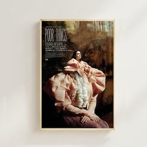 Poor Things (2023) - Impressão de pôster de filme, decoração para casa, pôster de arte para presente, arte de filme vintage, pôster em tela