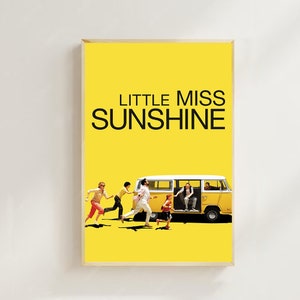 Póster de película Little Miss Sunshine (2006) (estilo normal), impresión artística, decoración del hogar, póster artístico para regalo, arte cinematográfico vintage, póster en lienzo
