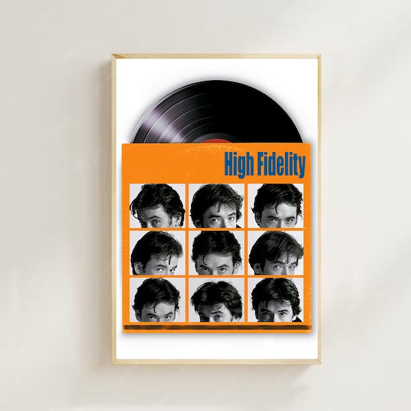 High Fidelity (2000)--Movie  Poster(Regular Style) Art Prints,Home Decor,Vintage Movie Poster,Canvas Poster