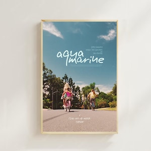 Aquamarine (2006)--Pôster de filme (estilo regular) Impressões de arte, decoração para casa, pôster de filme vintage, pôster de tela