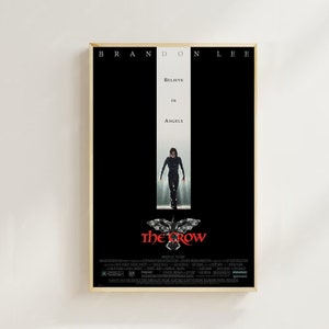 El cuervo (1994): póster de película (estilo normal), impresiones artísticas, decoración del hogar, póster de película vintage, póster en lienzo