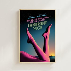 Inherent Vice (2014)--Movie  Poster(Regular Style) Art Prints,Home Decor,Vintage Movie Poster,Canvas Poster
