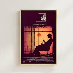 A Cor Púrpura (1985) - Cartaz de Filme (Estilo Regular) Impressões Artísticas, Decoração para Casa, Cartaz de Arte para Presente, Cartaz em Tela