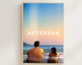 Aftersun (2022) - Filmposter (regulärer Stil) Kunstdrucke, Wohnkultur, Kunstposter für Geschenk, Leinwandposter