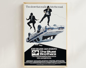 ブルース・ブラザーズ映画ポスター：1980年代のクラシック映画アート