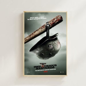 Bastardos Inglórios (2009)--Impressão de pôster de filme, decoração para casa, pôster de arte para presente, arte de filme vintage, pôster de tela