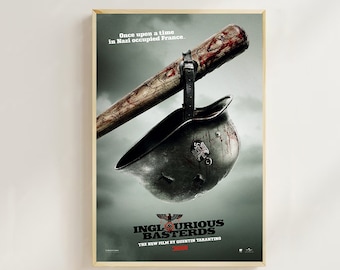 Locandina BASTARDI SENZA GLORIA Inglourious Basterds Tarantino Pitt Nazi B28 - Foto 7