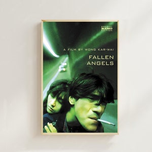 Fallen Angels (1995) - Pôster de filme (estilo regular) Impressão artística, decoração para casa, pôster de arte para presente, arte de filme vintage, pôster em tela