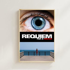 Requiem for a Dream (2000) - Cartaz de filme (estilo regular) impressões de arte, decoração para casa, cartaz de arte para presente, cartaz de tela