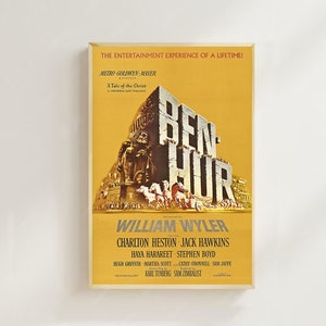 Ben-Hur (1959)--Movie  Poster(Regular Style) Art Prints,Home Decor,Vintage Movie Poster,Canvas Poster