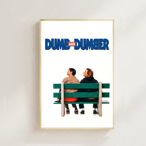 Dumb and Dumber (1994) - Movie   Poster (Regular Style)Silk Art Prints,Home Decor, Art Poster for Gift