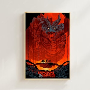 Póster de la película Dungeons & Dragons Honor Among Thieves (2023) (estilo normal), impresiones artísticas, decoración del hogar, póster artístico para regalo, póster en lienzo