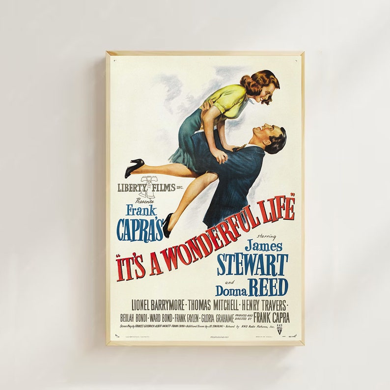 It's a Wonderful Life Movie Poster regular Style Art Prints,home Decor ...