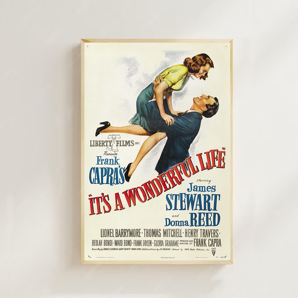 It's a Wonderful Life Movie Poster regular Style Art Prints,home Decor ...
