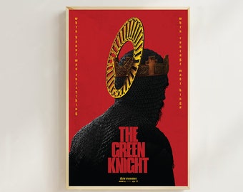 The Green Knight (2021) --Movie Poster(Regular Style) Art Prints,Home Decor,Vintage Movie Poster,Canvas Poster