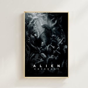 Alien- Covenant -- Cartaz de filme (estilo regular) Impressões de arte, decoração para casa, cartaz de arte para presente, cartaz de tela