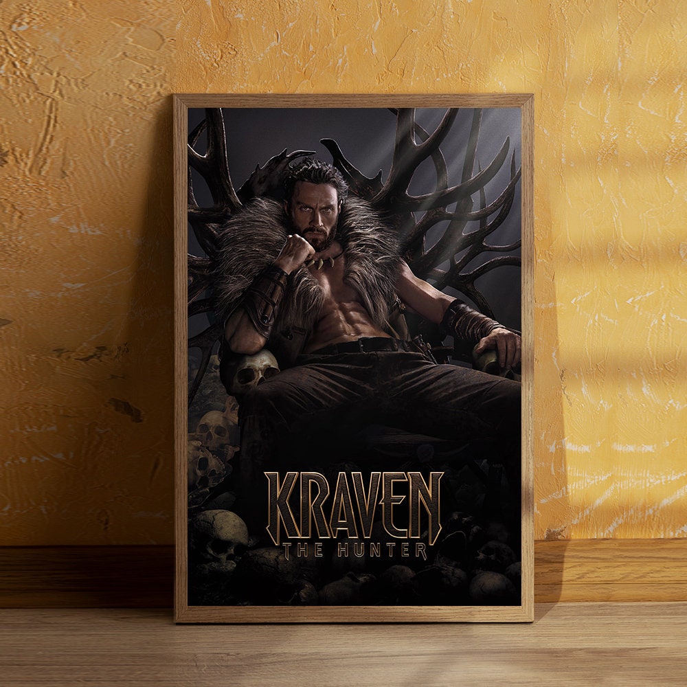 Kraven the Hunter 2024 Movie Poster regular Style Art Prints,home Decor