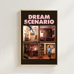 Cenário de sonho (2023) - pôster de filme (estilo regular) impressões de arte, decoração para casa, pôster de arte para presente, pôster de tela