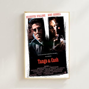 Tango & Cash (1989) - Impressão de pôster de filme, decoração para casa, pôster de arte para presente, arte de filme vintage, pôster em tela
