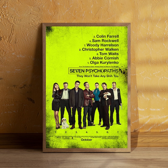 Seven Psychopaths (2012)--movie Poster(regular Style) Art Prints