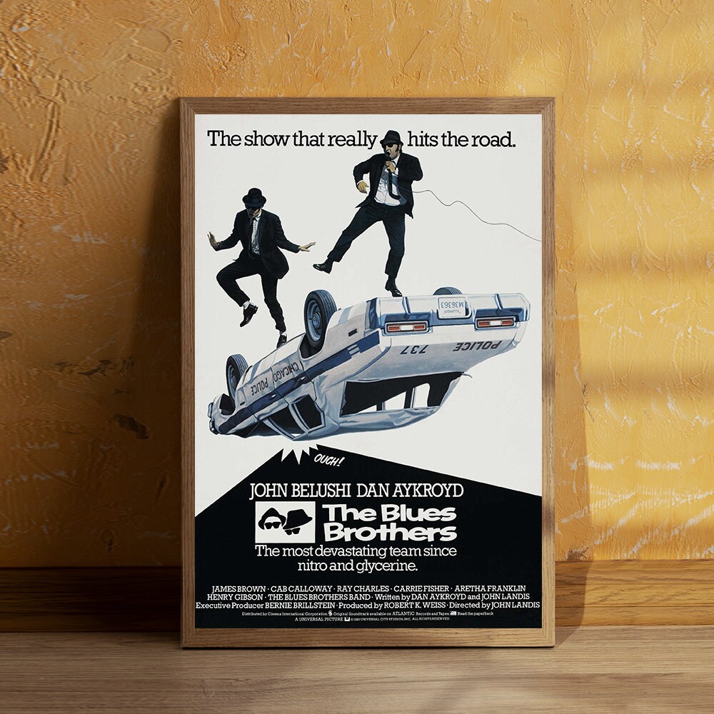 ブルース・ブラザーズ映画ポスター：1980年代のクラシック映画アート