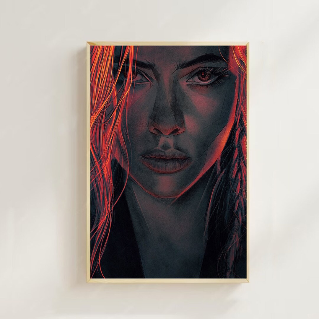 Black Widow Movie Poster: Canvas Art Print, Home Decor,wall Art,poster ...