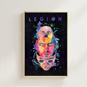 Legion (2017) - Cartaz de filme (estilo regular) impressões de arte, decoração para casa, cartaz de arte para presente, cartaz de tela