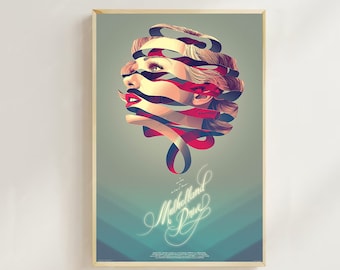 Mulholland Drive (2001)--Movie  Poster(Regular Style) Art Prints,Home Decor,Vintage Movie Poster,Canvas Poster