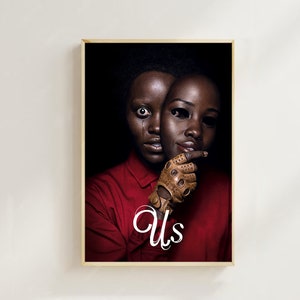 Us (2019)--Movie  Poster(Regular Style) Art Prints,Home Decor,Vintage Movie Poster,Canvas Poster