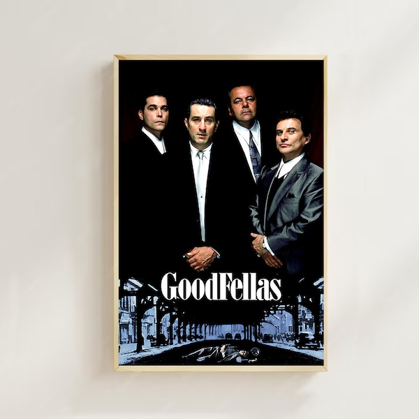 GoodFellas (1990) -  Movie Poster (Regular Style) Art Prints,Home Decor, Art Poster for Gift，Canvas Poster