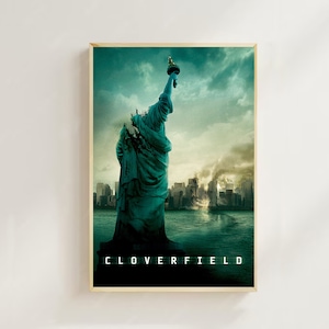 Cloverfield (2008)-Pôster de filme (estilo regular) Impressão de arte, decoração para casa, pôster de arte para presente, arte de filme vintage, pôster de tela