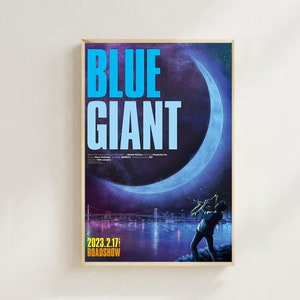 Gigante Azul (2023) - Pôster de Filme (Estilo Regular)Impressões Artísticas,Decoração para Casa, Pôster de Arte para Presente,Pôster em Tela