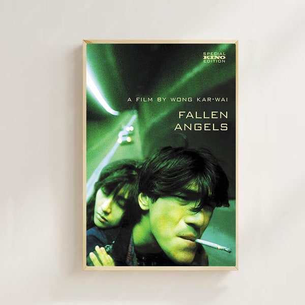 Digital Fallen Angels (1995) -- affiche de film (style standard), impressions d'art, décoration d'intérieur, affiche d'art pour cadeau, affiche sur toile