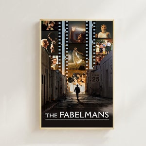 The Fabelmans (2022)-- Póster de película (estilo regular) Impresiones artísticas, decoración del hogar, póster de película vintage, póster artístico para regalo, póster de lienzo