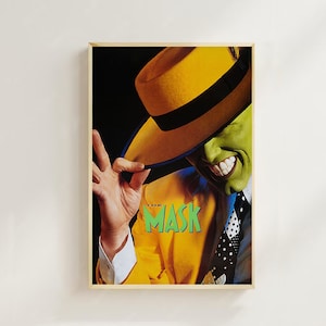 The Mask (1994) --Movie Poster(Regular Style) Art Prints, Home Decor,Vintage Movie Poster,Leinwand Poster