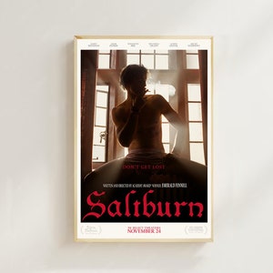 Saltburn (2023) - Filmplakat (regulärer Stil) Kunstdrucke, Wohnkultur, Vintage-Filmplakat, Kunstplakat für Geschenk ， Leinwandplakat
