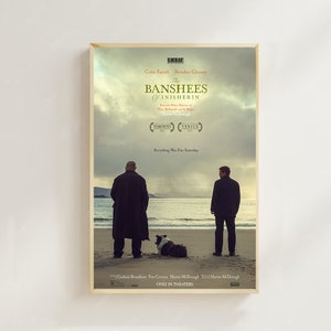 The Banshees of Inisherin (2022) - Pôster de filme (estilo regular), impressões artísticas, decoração para casa, pôster de filme vintage, pôster em tela