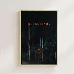 Hereditário (2018) - Cartaz de filme (estilo regular) Impressões artísticas, decoração para casa, cartaz de arte para presente, cartaz em tela