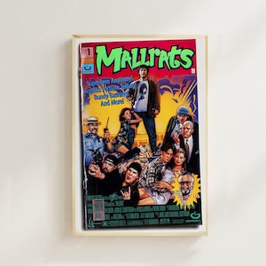 Mallrats Movie Poster: 1995 Art Print, Home Decor,Room decor,Wall Art,Poster Gift,Film Fan Collection
