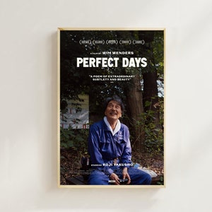Perfect Days (2023) --Movie Poster (Regular Style) Kunstdruck, Home Decor, Film Poster Druck, Kunst Poster für Geschenk, Leinwand Poster