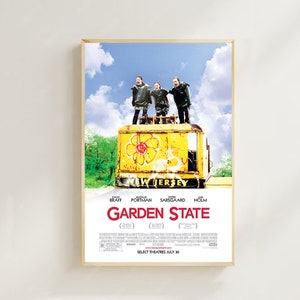 Garden State (2004) - Impressão de pôster de filme, decoração para casa, pôster de arte para presente, arte de filme vintage, pôster em tela