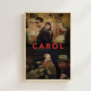 Carol- Movie  Poster (Regular Style) Art Prints,Home Decor, Art Poster for Gift，Canvas Poster